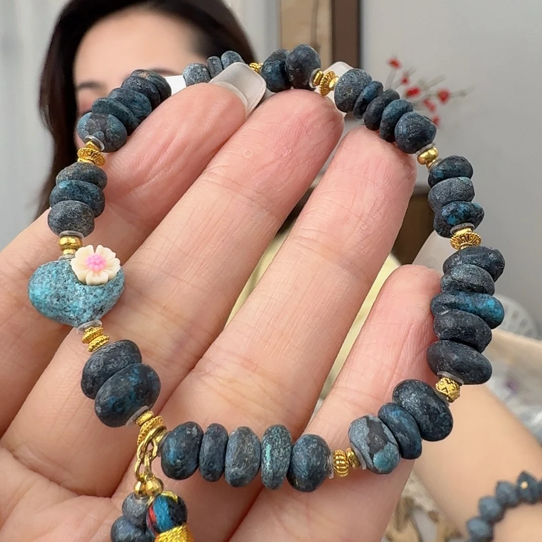 绿松石18K金镶嵌珠宝奇石