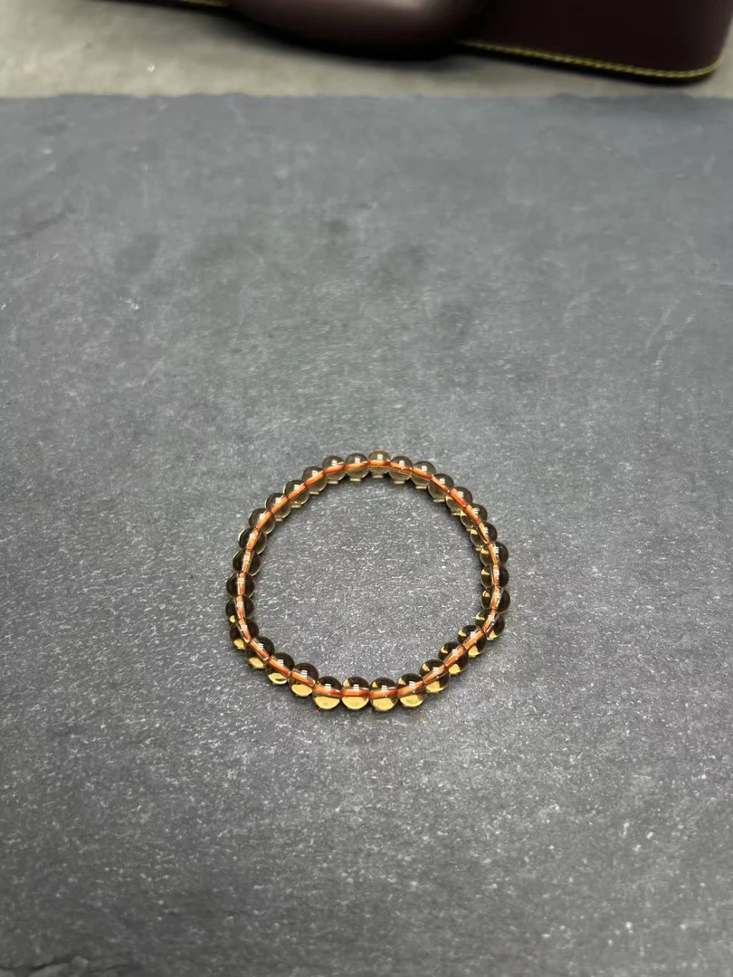 黄水晶6mm单圈手串