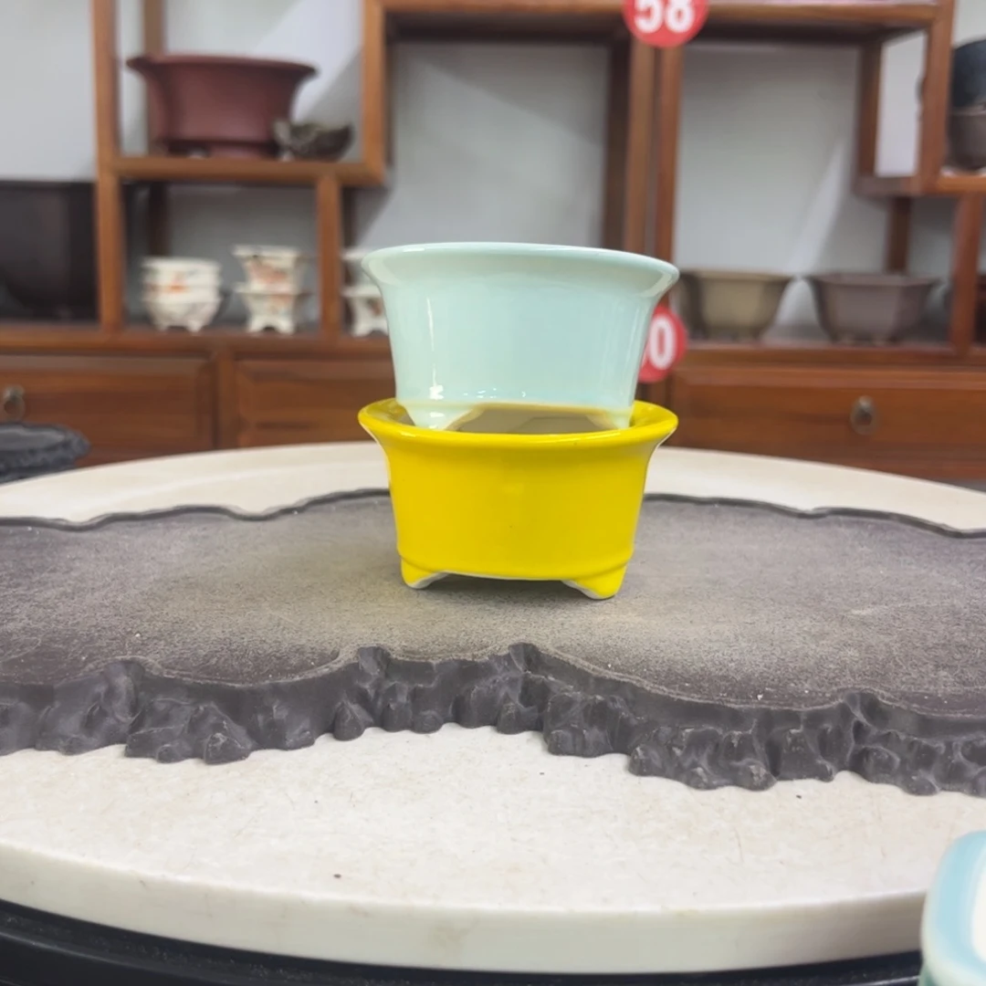 紫砂花盆一****物瑕疵各5个4.5-8-10