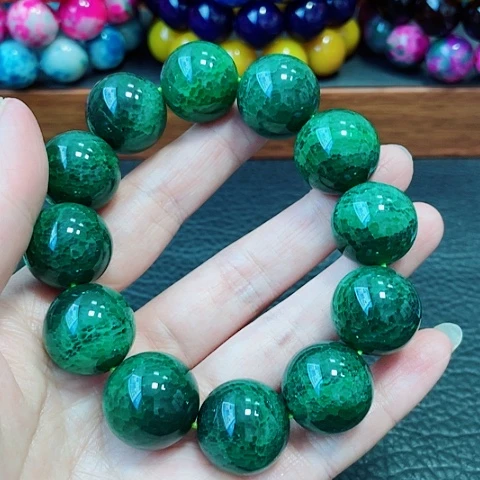 玛瑙未镶嵌手饰青龙碧血20