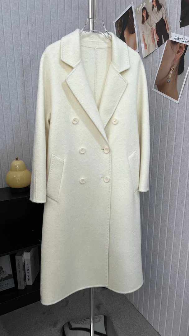 双面羊毛大衣中长款秋冬装韩版时尚呢女士外套气质显瘦