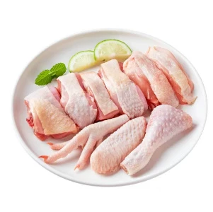 【冰鲜】精选冰鲜三黄鸡半只切块约800g鸡肉同城配