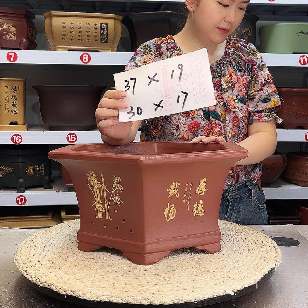 紫砂花盆紫砂花盆