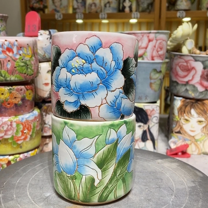景德镇艺术手绘作品