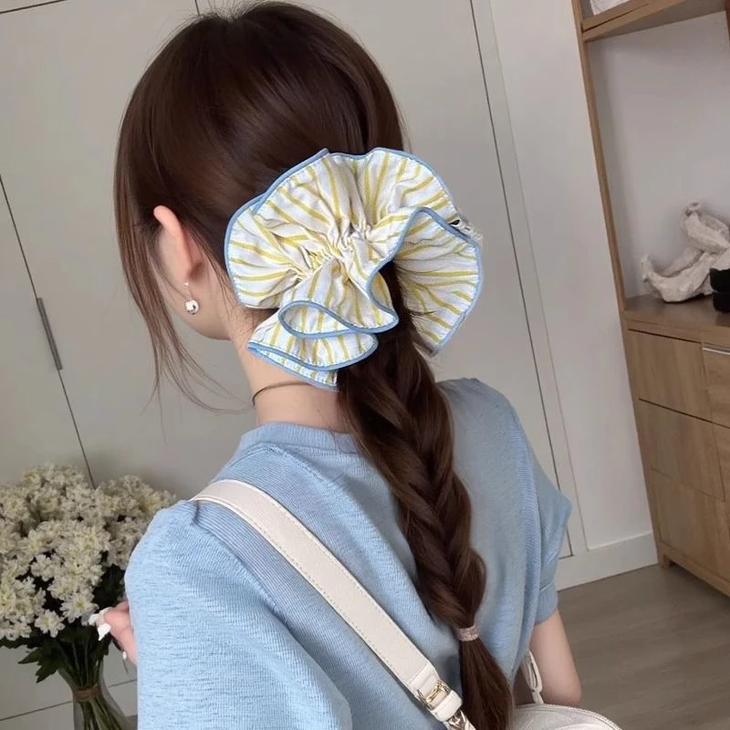 【全场满9.9包U】凑满9.9发货简约甜美韩式女大肠发圈扎丸子头发饰