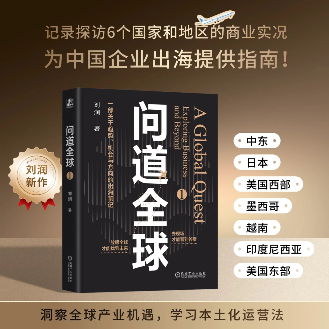 问道全球1《底层逻辑》《关键跃升》作者刘润新作官方正版书籍