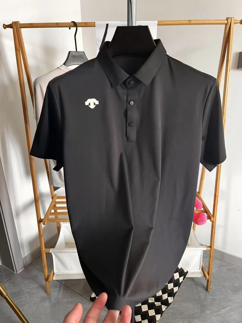 【hy】2025春夏新款男士百搭透气户外时尚运动polo衫D5T