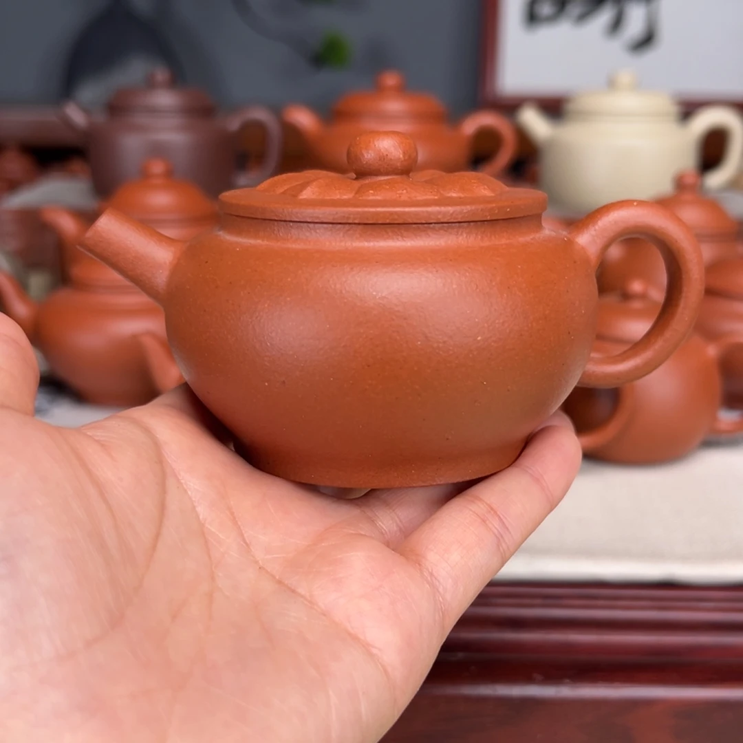 紫砂茶壶宝山红泥180