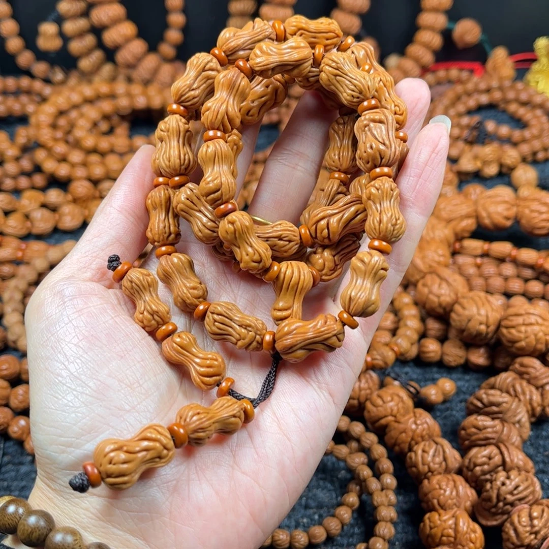 （***己桃核手串C14桃核脖挂36