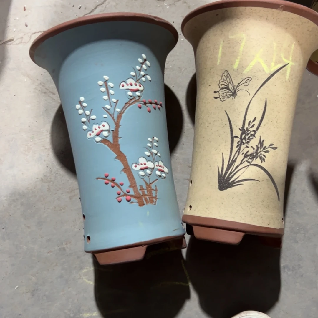 宜兴川阁紫砂花盆