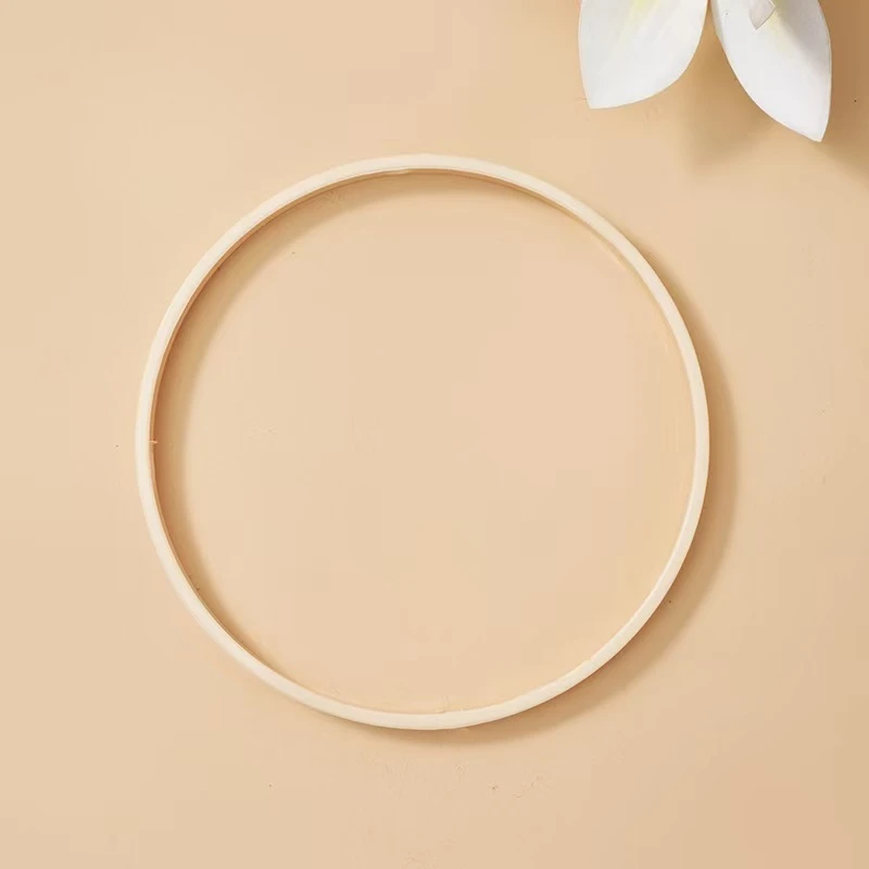 《燕子家》团扇扇框DIY刺绣萌龙手提杆竹圈灯笼杆醒狮材料手提花