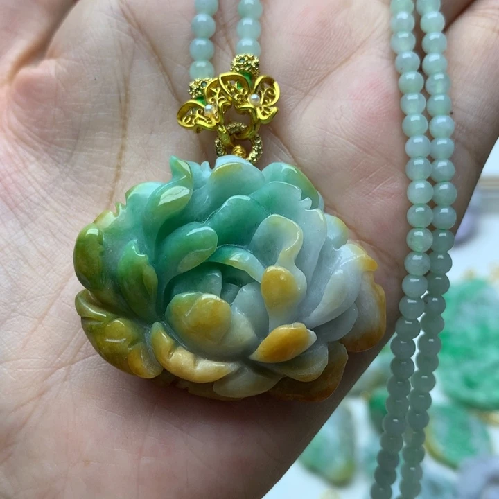 颈饰未镶嵌翡翠翡翠