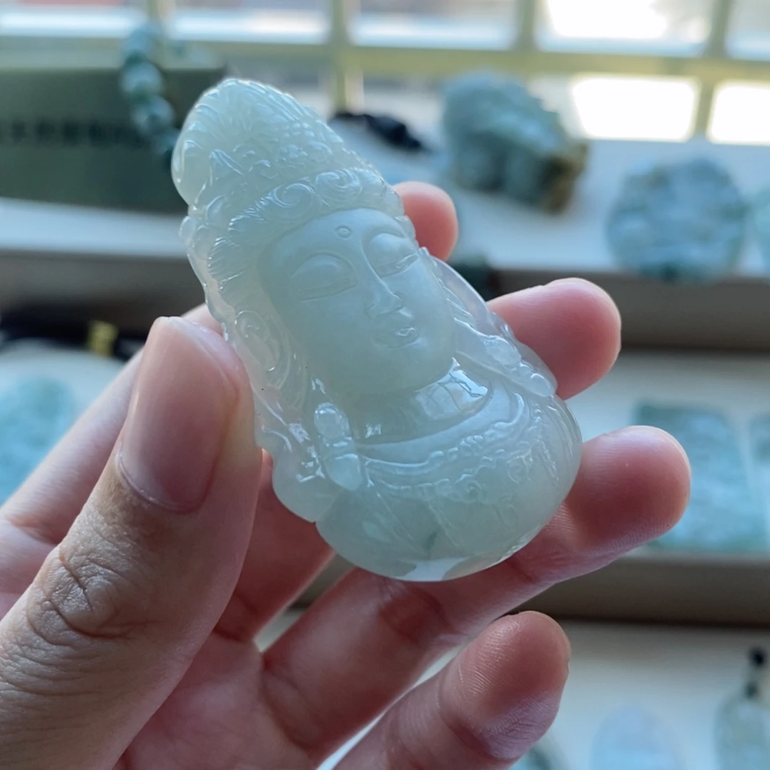 【闪购商品】颈饰未镶嵌翡翠天然缅甸翡翠