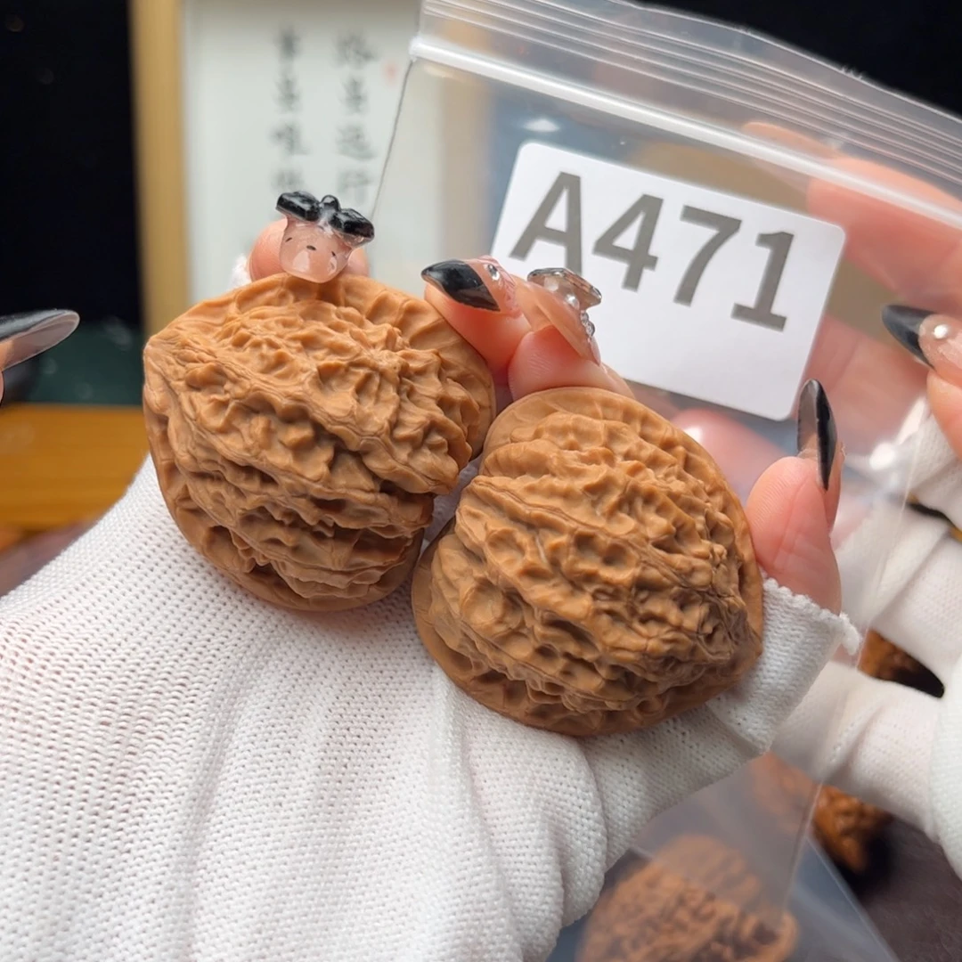 把件文玩核桃42金牛a471