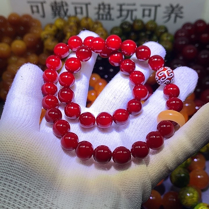 手串/手链松木1.0*42 颗帝王血龙木
