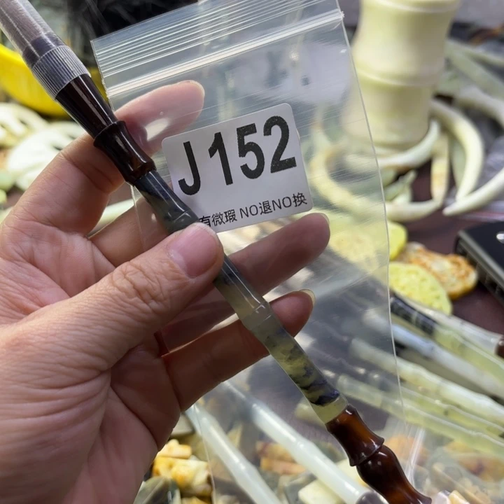 蛇纹石玉发饰合金静****锦