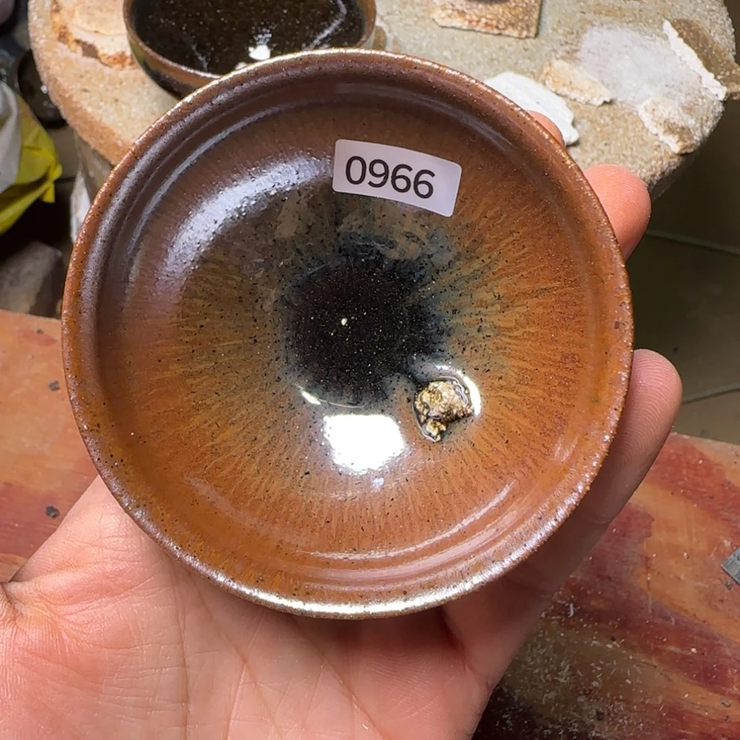 子***尼茶盏柴烧建盏闪购链接966