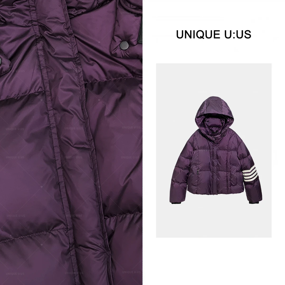 【布朗日记编号16】冬季时尚女装连帽保暖羽绒服2411219