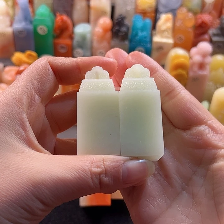 青田石印石H****h手工定制2厘米