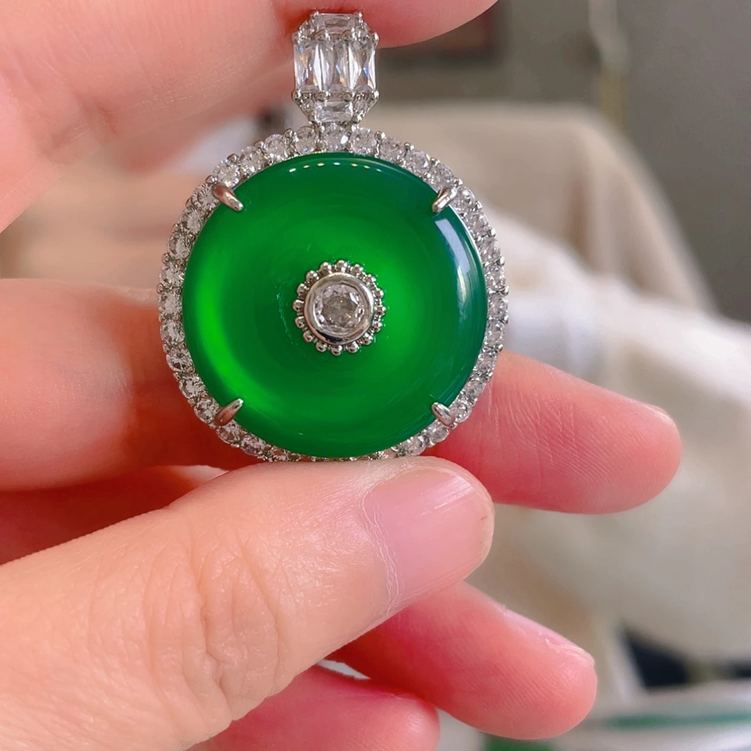 玛瑙/玉髓合金颈饰