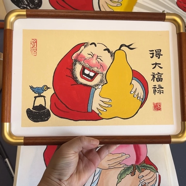 国画禅意画纯手绘作品
