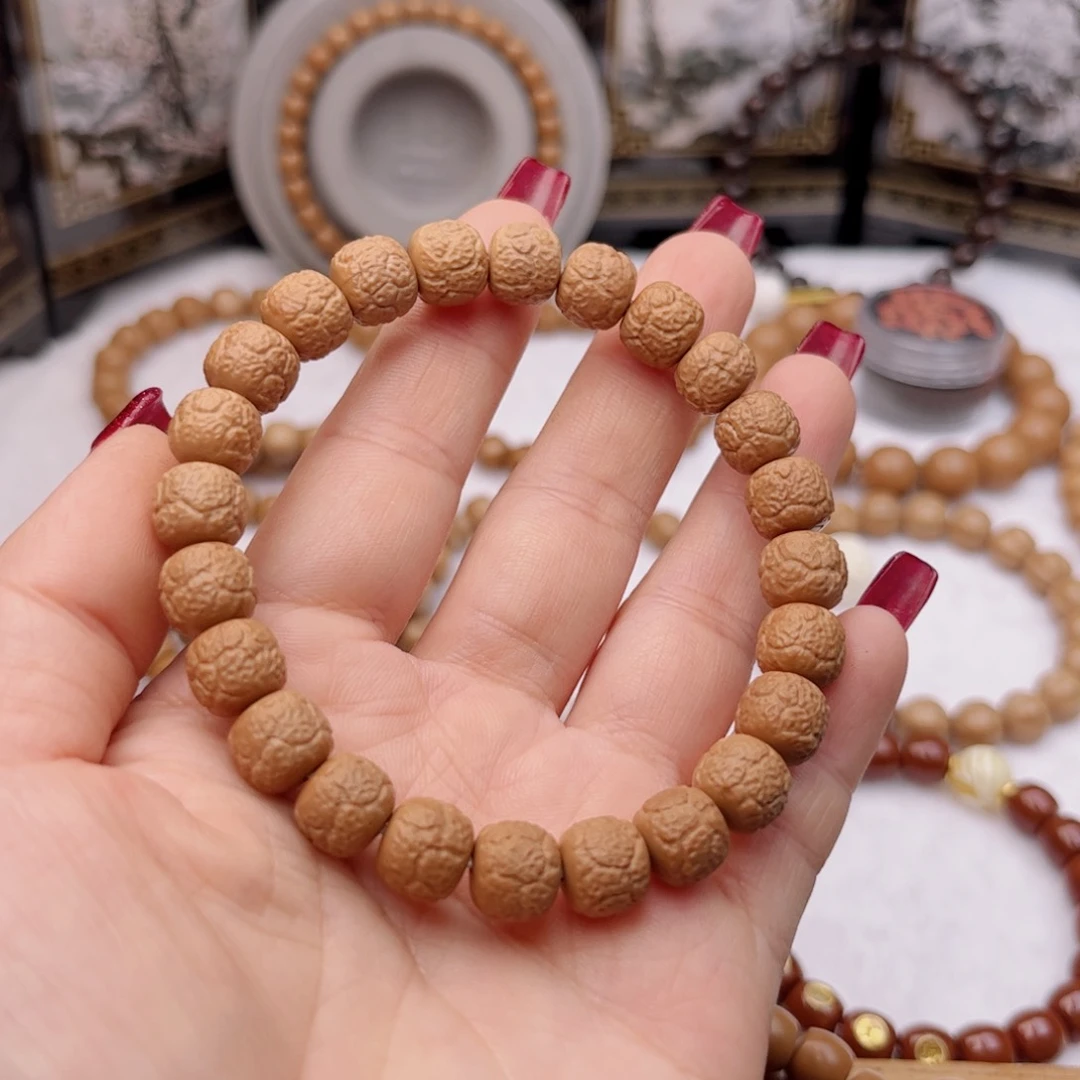 猴头核桃手串饕餮