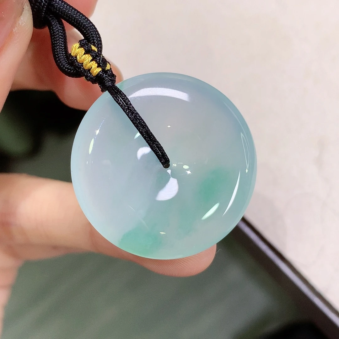 翡翠未镶嵌颈饰30.6-6