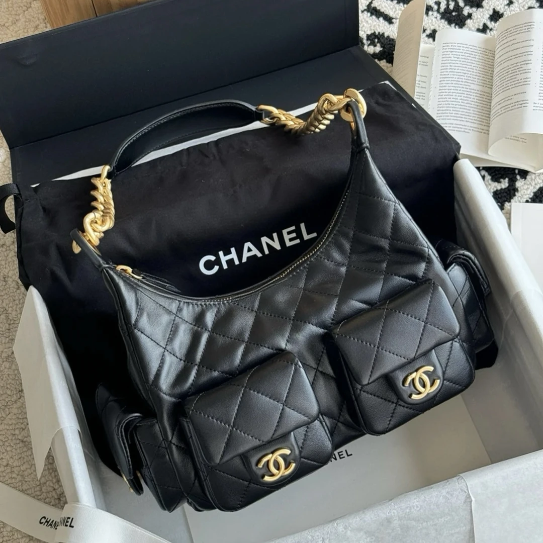 未使用 Chanel/香奈儿 青奢荟/香奈儿hobo小号腋下包/订货