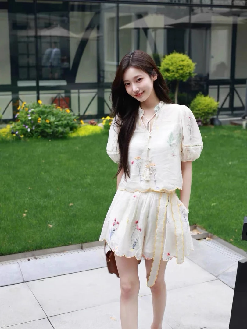 花颜休闲风轻熟风时尚套装百褶气质套装休闲甜美时尚