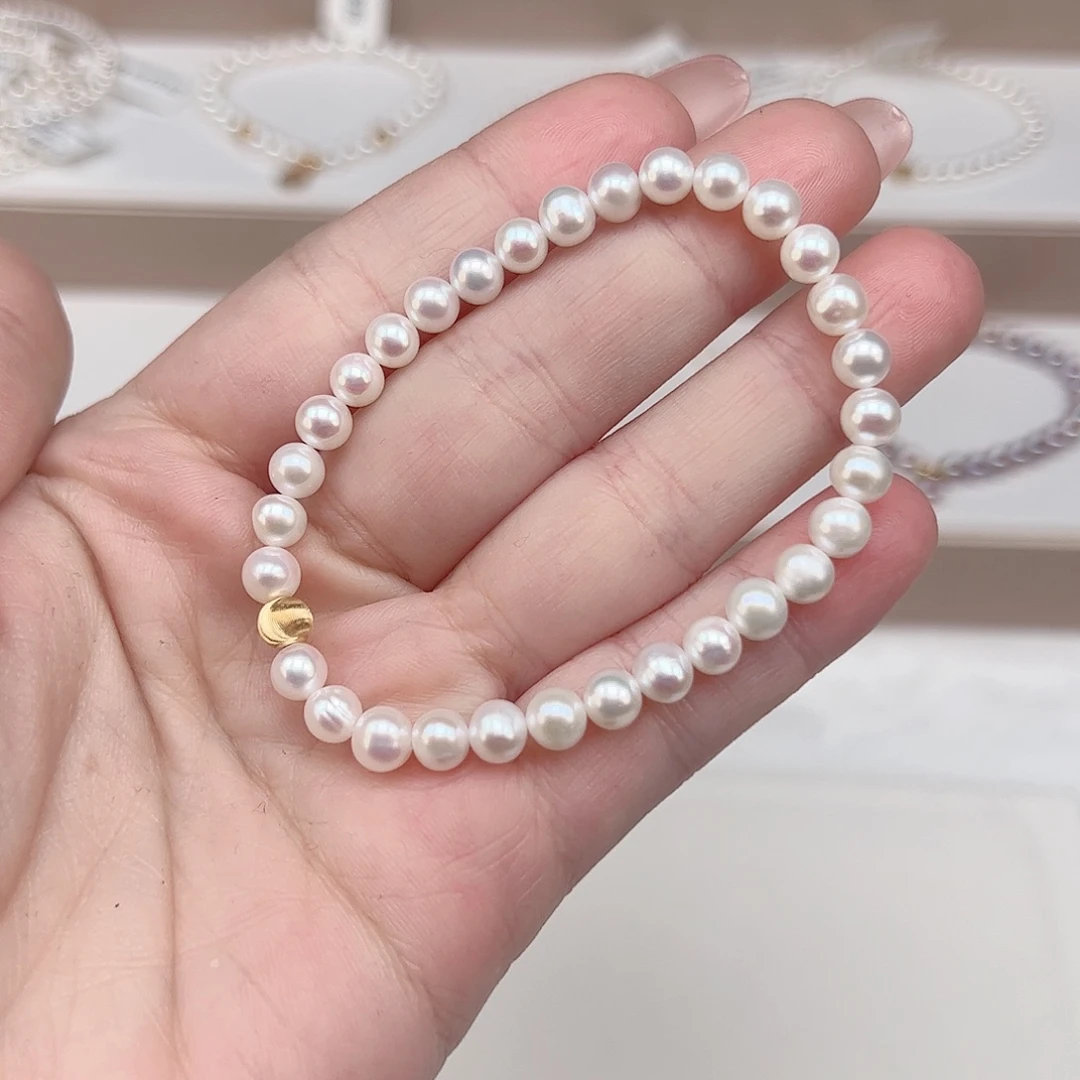 手绳淡水珍珠银S925镶嵌