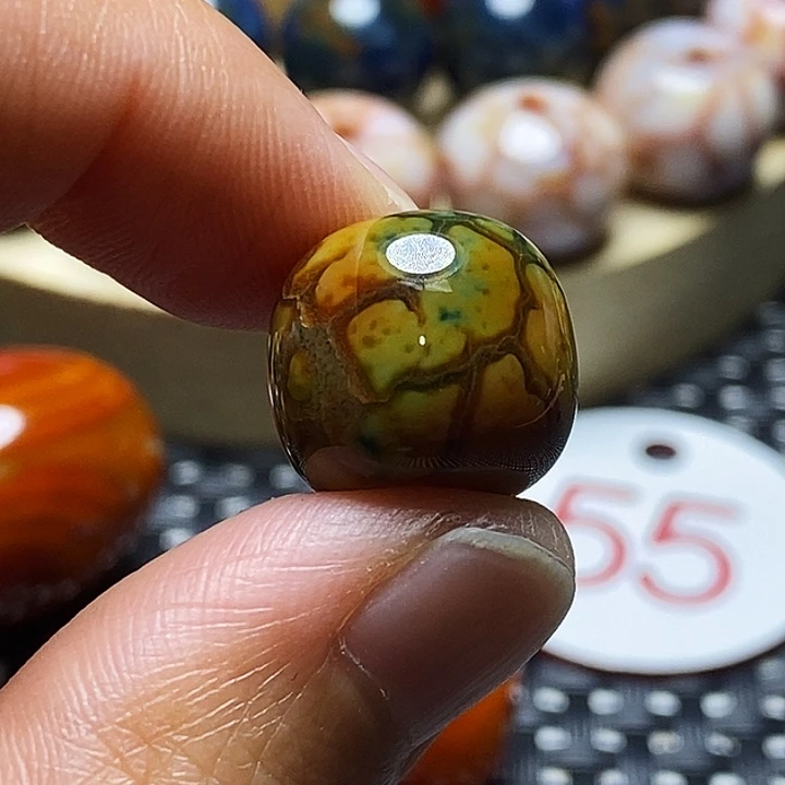 夜***鹰玛瑙/玉髓未镶嵌颈饰