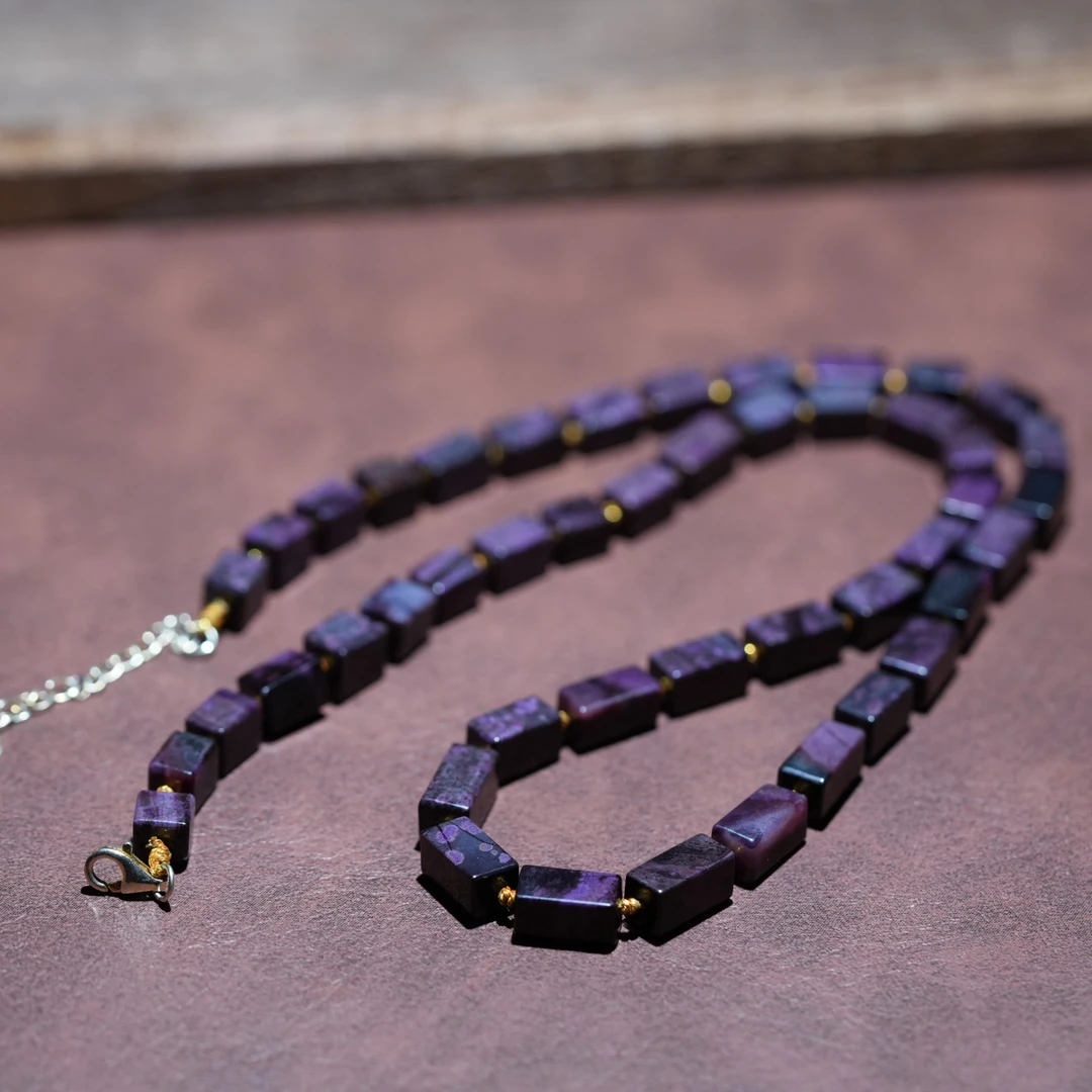 【黑胖珠宝】 QX160舒俱来泥地方糖项链 多样性发一