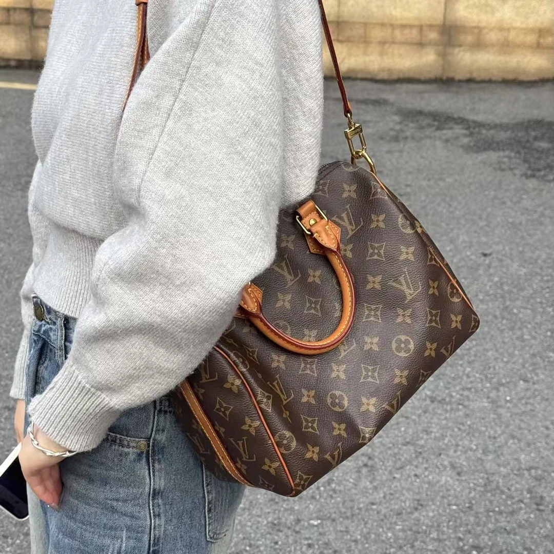 95新 LouisVuitton/路易威登 16244597  LV speedy25肩带款