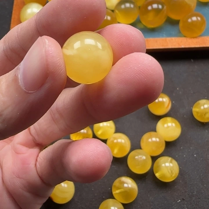 蜜蜡未镶嵌珠宝奇石天然91