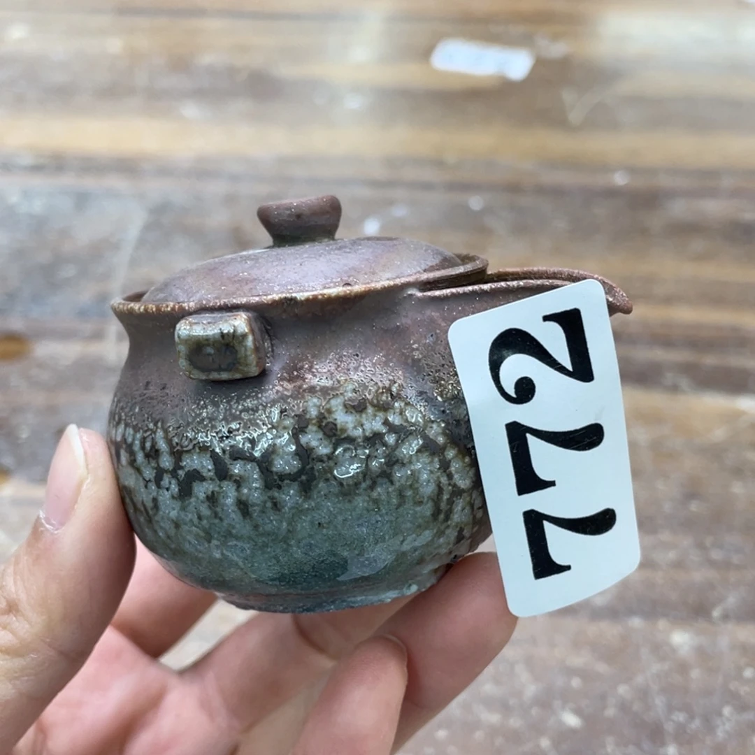 陶纯手工柴烧茶壶茶具瑕瑕