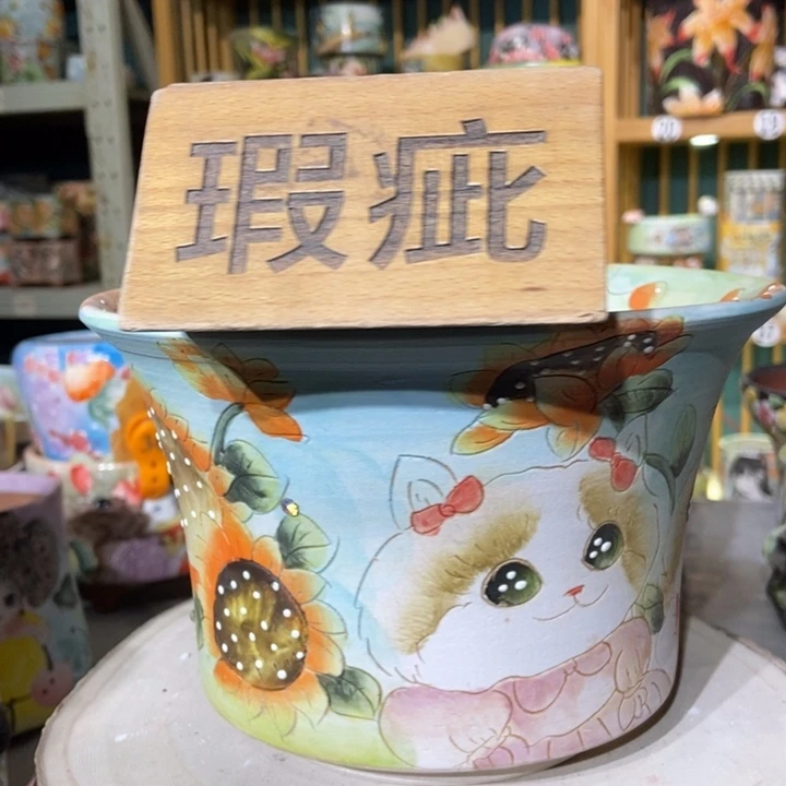 红陶景德镇艺术手绘作品