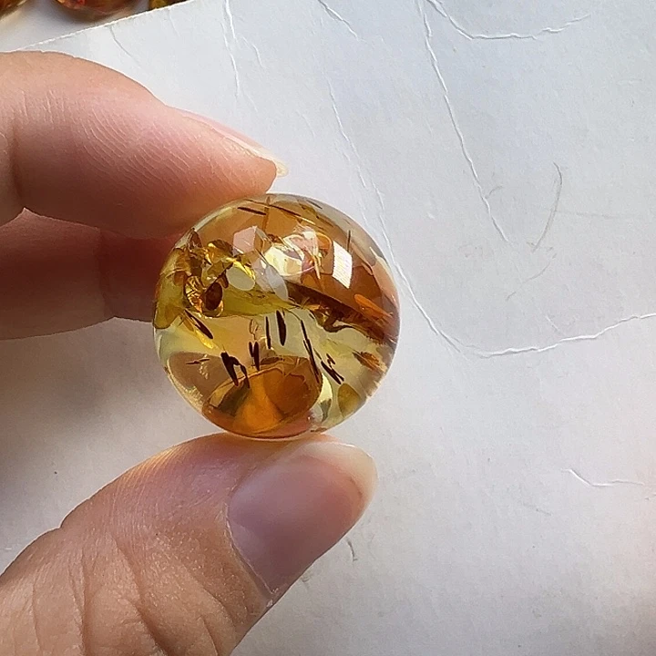 琥珀（花珀）未镶嵌颈饰