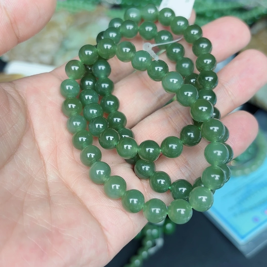 和田玉手链拍一发一多样性未镶嵌