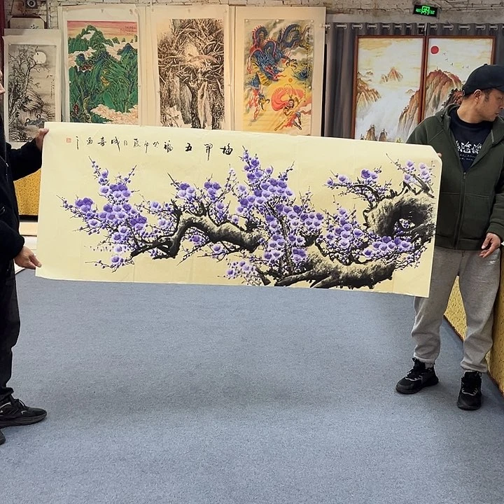 国画手绘的画法也太可爱