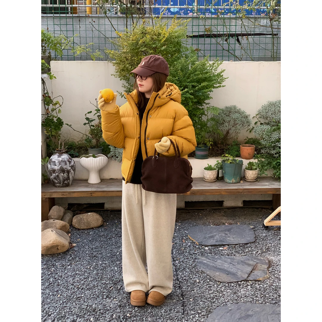 zhukele 连帽新款面包鹅 绒服