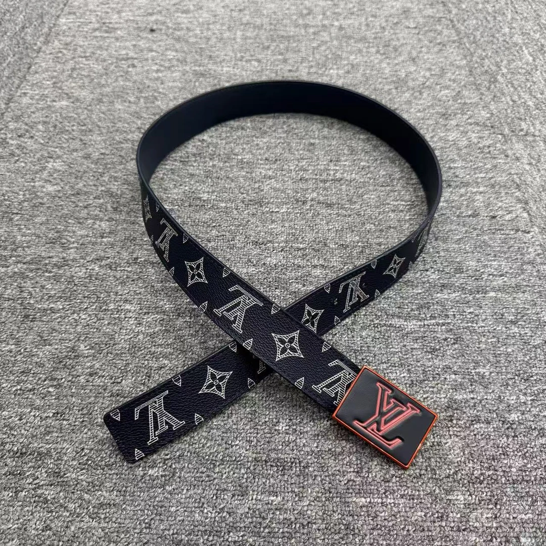 99新 LouisVuitton/路易威登 老花皮带/90cm/16957