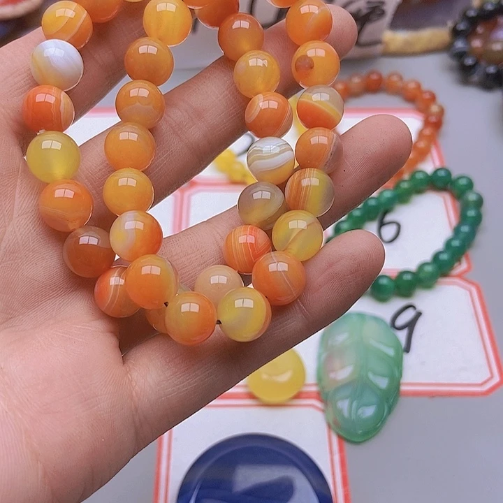 【闪购商品】玛瑙/玉髓珠宝半成品未镶嵌娃*脸