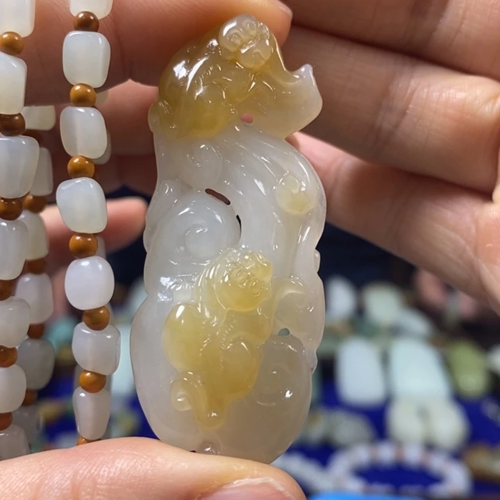 和田玉挂件未镶嵌邢*林