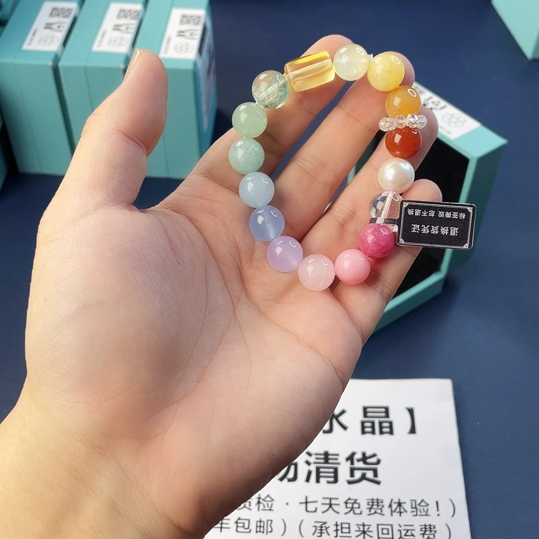 手链水晶银S925镶嵌