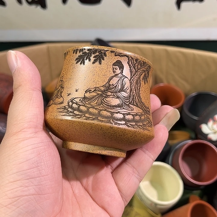 茶杯紫砂全手工紫砂主人杯