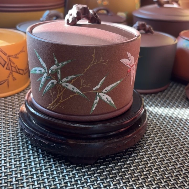 紫砂茶叶罐中高端紫砂茶叶罐