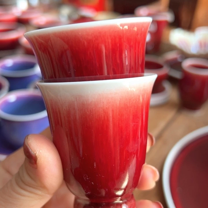 瓷片景德镇品艺轩郎红