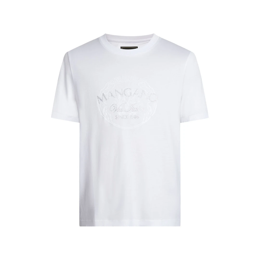 曼加龙百搭T恤运尚短袖圆领夏季男士简约短袖圆领t恤经典男款1541