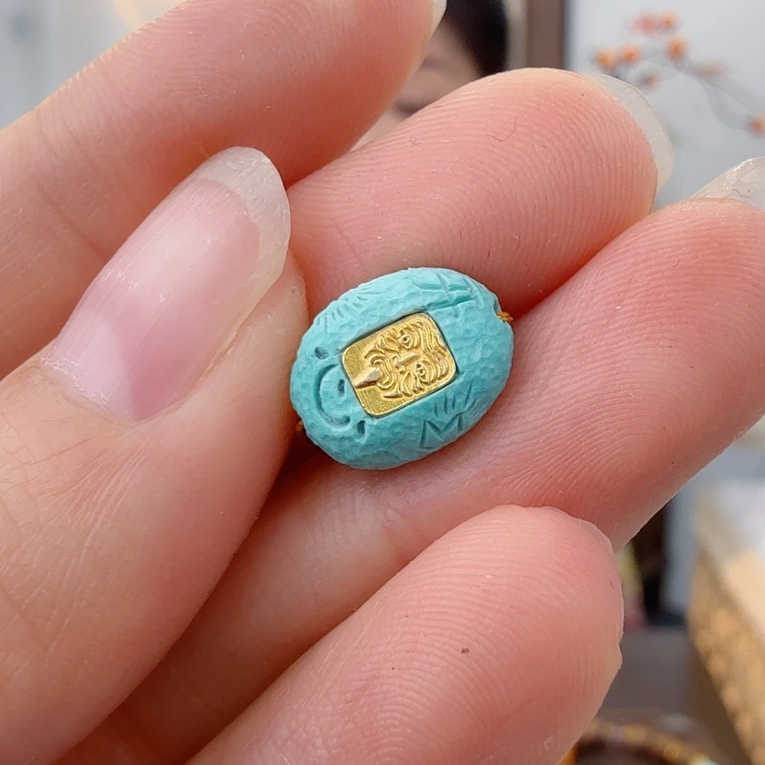 绿松石未镶嵌珠宝半成品