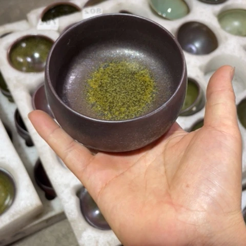 裤***琳茶盏建阳建盏微瑕柴烧